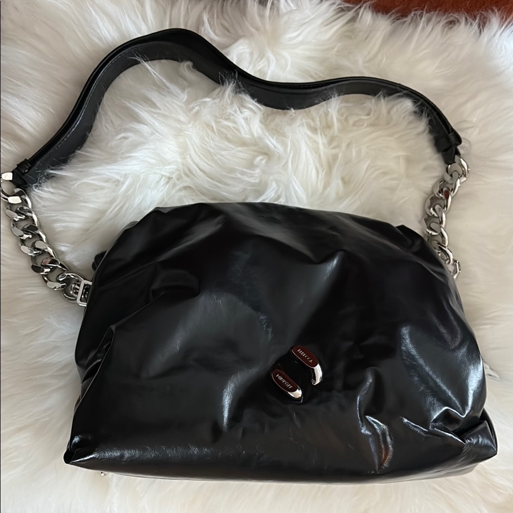 Rebecca Minkoff Zero Gravity Black Leather Shoulder Bag